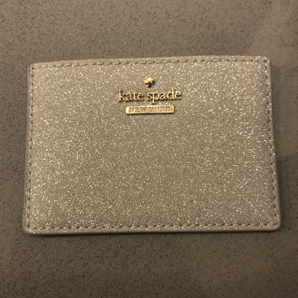 Kate Spade Glitter Card Holder